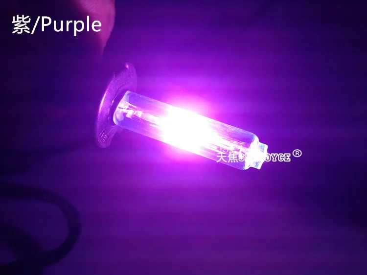 2X AC 12V 35w hid xenon bulb h1 h3 h4 h7 h8 h9 h11 h10 9005 9006 hb3 hb4 purple pink green blue yellow 3000K hid lamp xenon led (4)