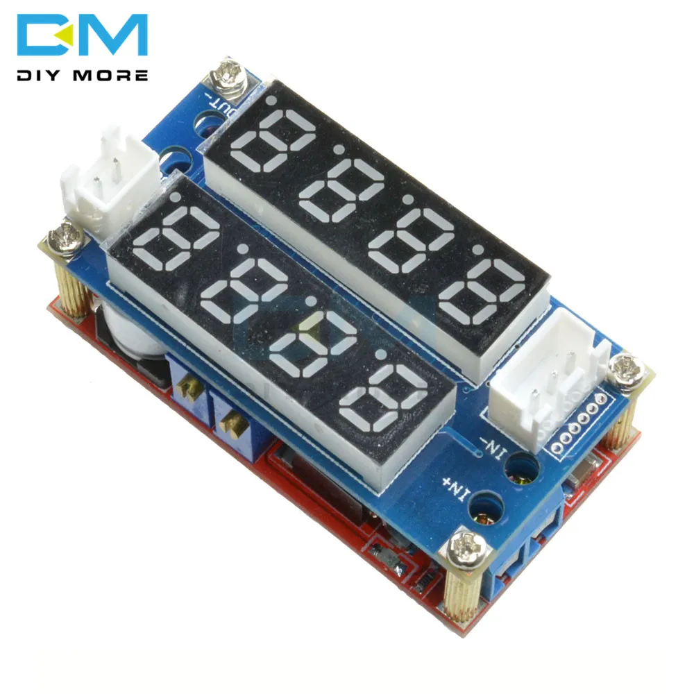 Макс 5А Регулируемый CC CV понижающий приемник модуль заряда цифровой вольтметр Амперметр светодиодный дисплей драйвер для Arduino неизолированный