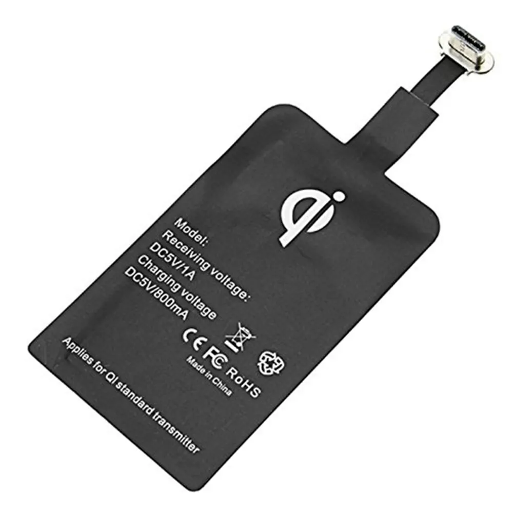Ascromy Type C QI Wireless Charger Receiver For Xiaomi Pocophone F1 Huawei P20 Pro Oneplus 6T One plus 6 5T USB C Phone Charging (6)