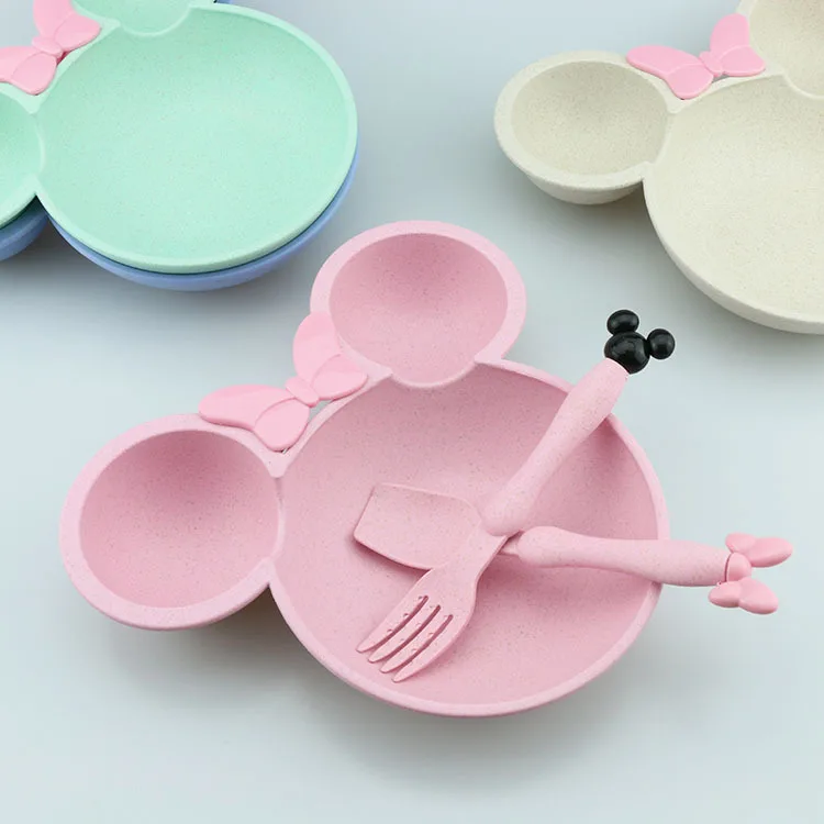 3pcs/set Children Cartoon Wheat Straw Bowl Set Baby Dinner Feeding Plate Tableware Set Baby Training Bowl Spoon Fork for Kids 3pcs/set Children Cartoon Wheat Straw Bowl Set Baby Dinner Feeding Plate Tableware Set Baby Training Bowl Spoon Fork for Kids