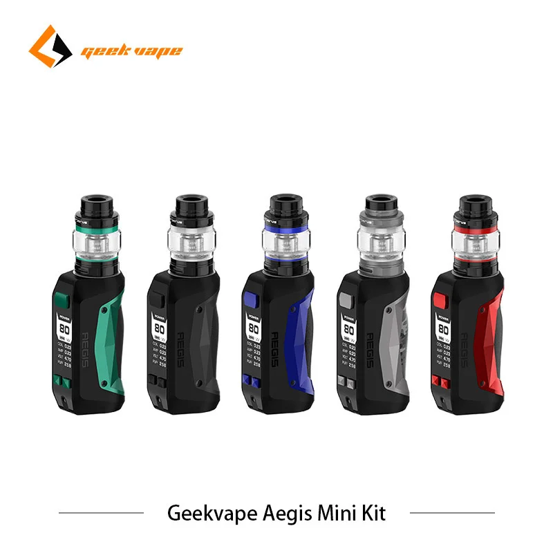 Original Geekvape Aegis Mini Kit 80w durable Box Mod Kit 2200mah Battery with Cerberus Tank Mesh X2 Coil Electronic Cigarettes Original Geekvape Aegis Mini Kit 80w durable Box Mod Kit 2200mah Battery with Cerberus Tank Mesh X2 Coil Electronic Cigarettes