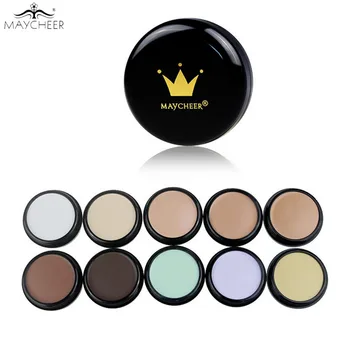 

MAYCHEER Brand Base Makeup Concealer Foundation Cream 10 Color Oil-control Moisturizing Cover Pore Camouflage Contouring Palette