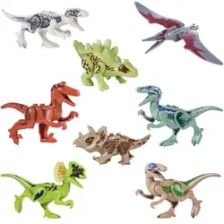 8 шт. DIY Головоломка динозавр строительный блок игрушки для детей