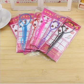 

2 pcs Hair Braid Maker Ponytail Creator Plastic Loop Styling Tools Black Topsy Pony Tail Clip Styling Tool / by dhl 1000pair
