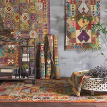 Китай Пакистан килим Турция нация ветер геометрии Северной Европы современный ковер напольный коврик Tapestrygc193kilimyg40