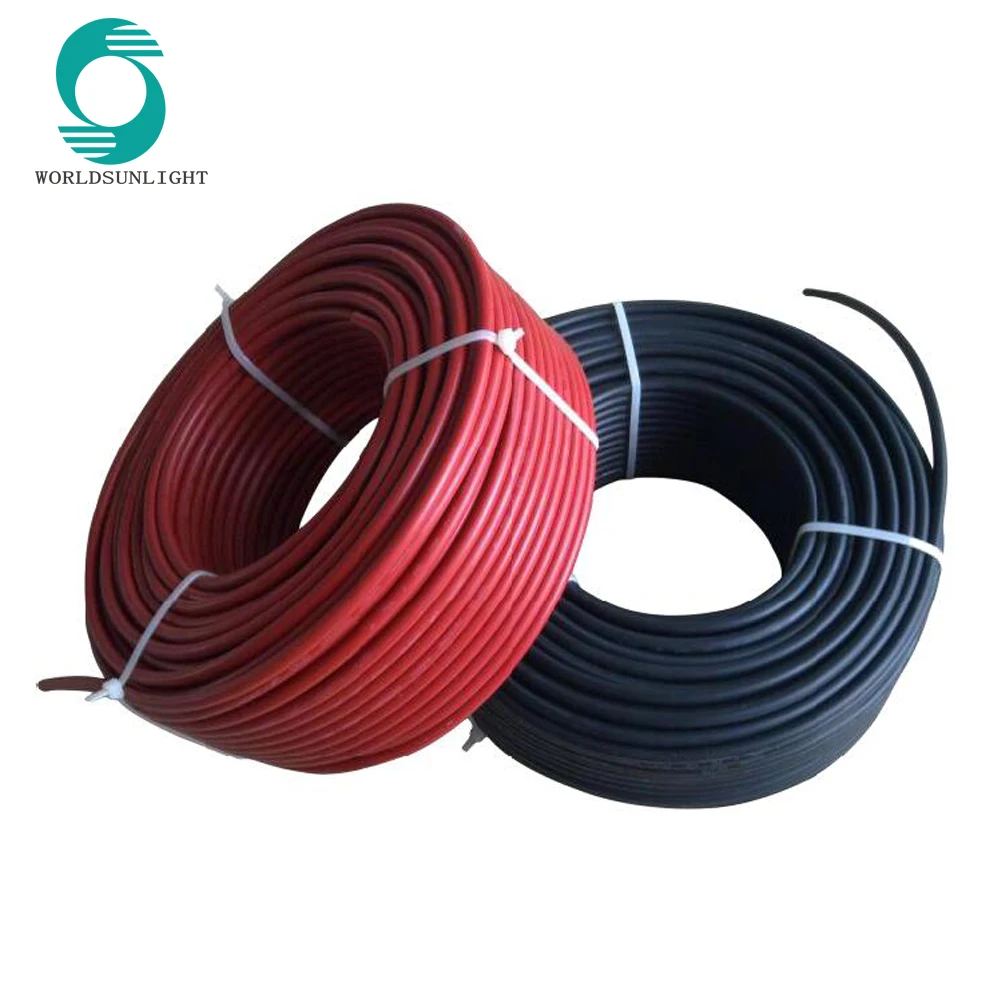 

CE TUV approved single core double core 2.5mm2 4mm2 6mm2 10mm2 solar cable pv wire