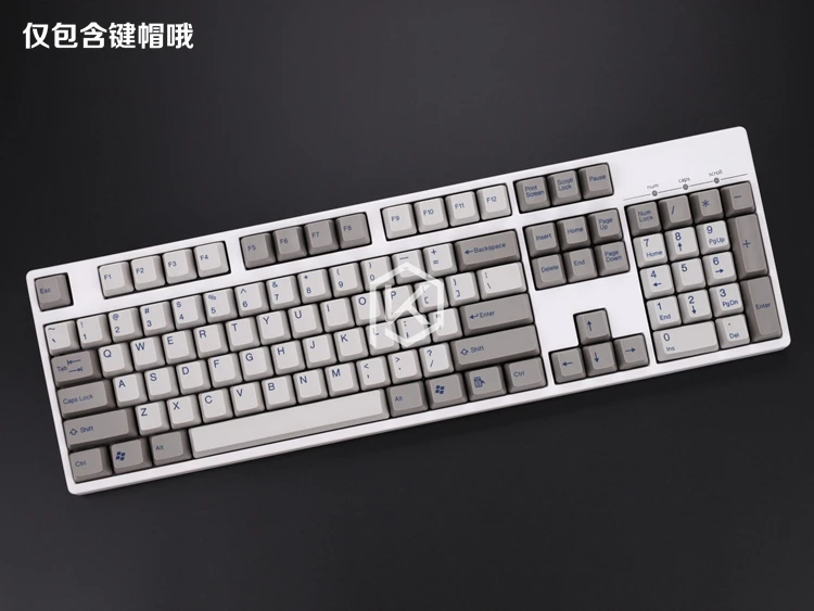 Taihao abs двойные брелки для diy игровой механической клавиатуры цвет wangziru синий белый серый красный оранжевый фиолетовый