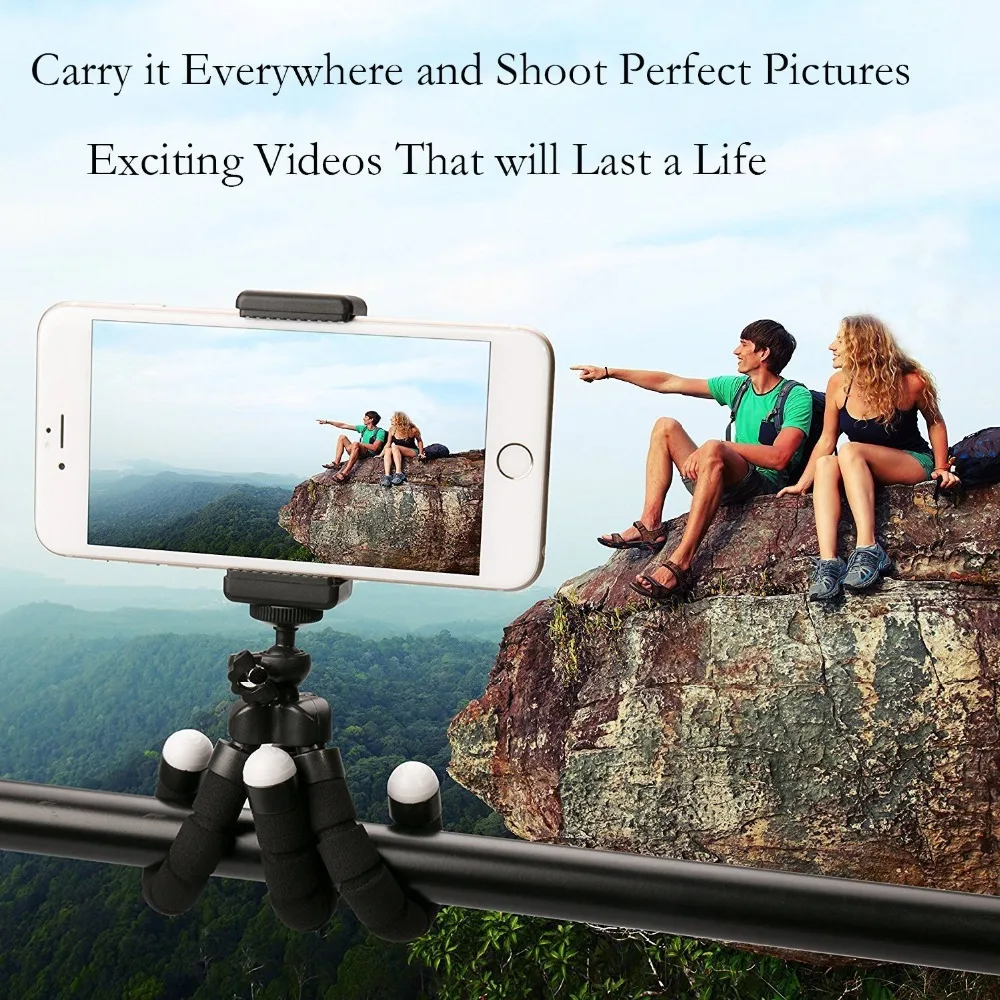Мини Трипод DUSZAKE TE01 Gorillapod для телефона мини iPhone Xiaomi селфи палка камеры Gopro|Штативы|
