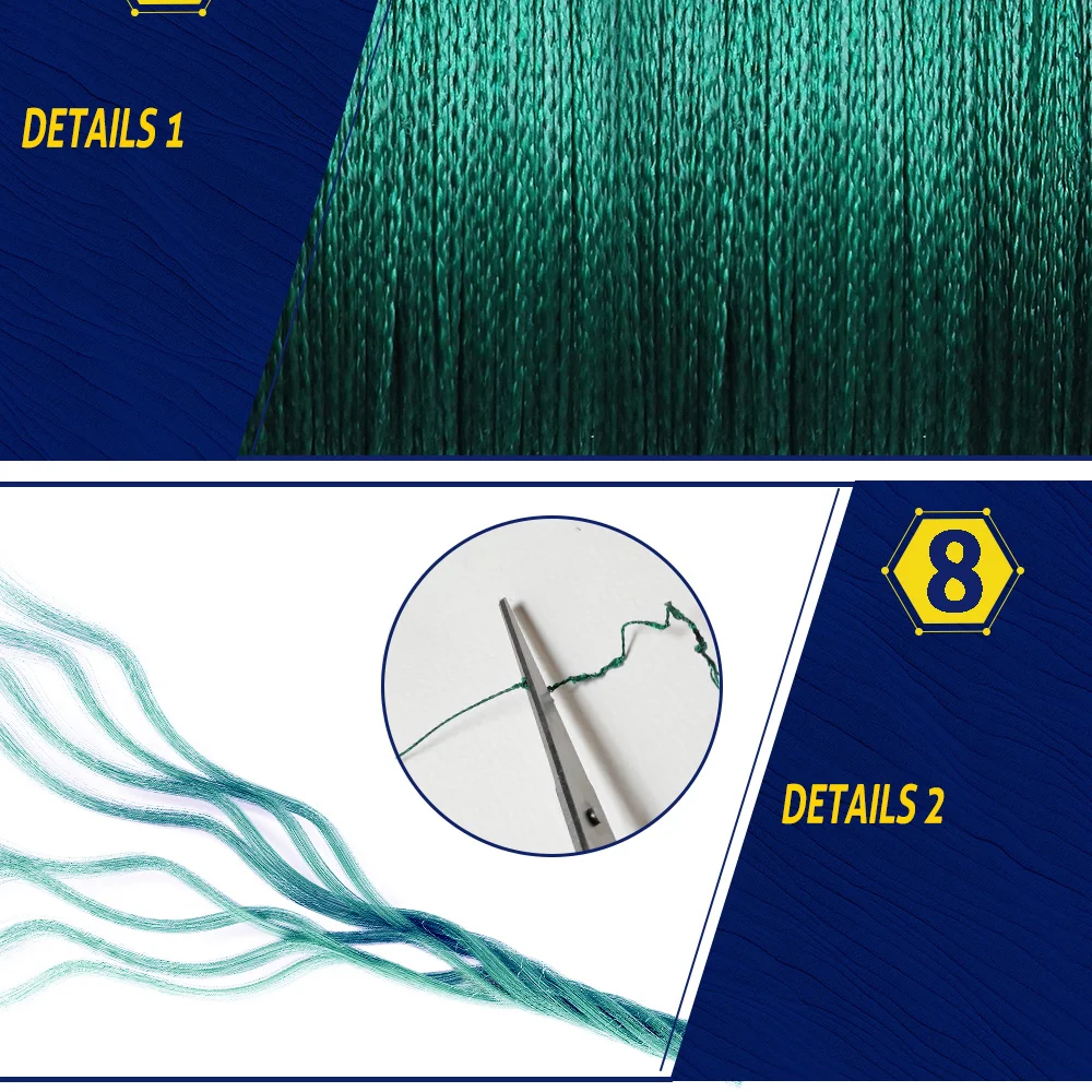 Suave para a Pesca de Água Linha de Pesca Redmeet Nova Série 100 m 300 m 500 m 20 88lb 8 Multifilament pe Trançada Linha Salgada 8 Cheap Linhas de pesca