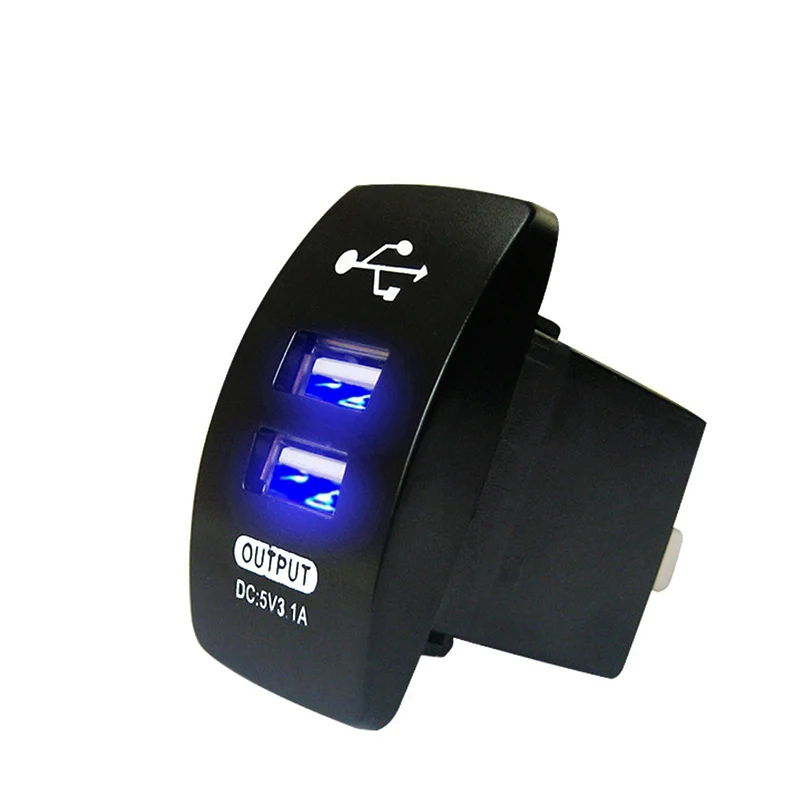 Мотоцикл USB зарядное устройство питание для мобильного телефона двойной