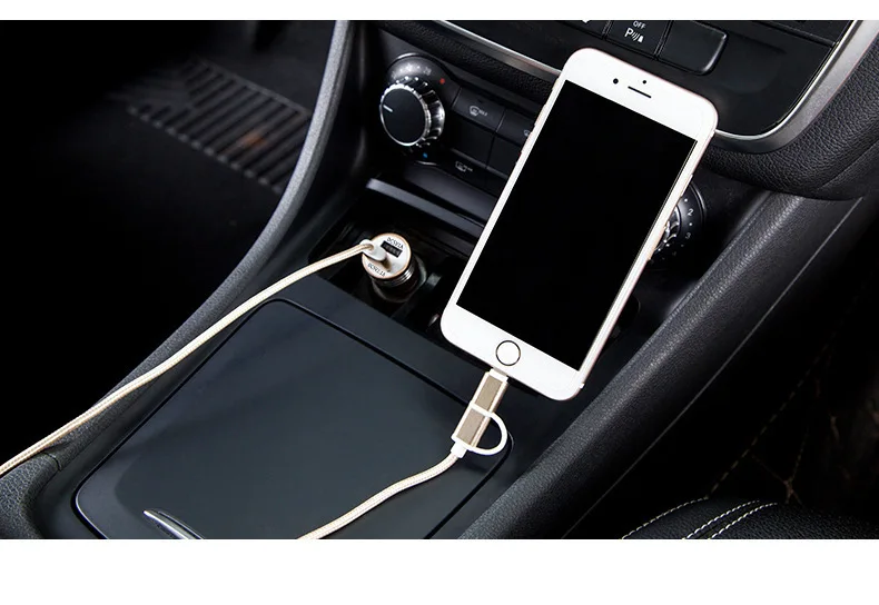 Автомобильное зарядное устройство LEHEHE 5 в с двумя USB портами автомобильное