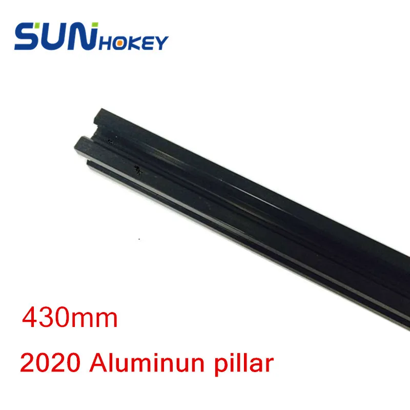 3D Printer Parts Black 2020 Aluminum pillar 430mm 3D Printer frame
