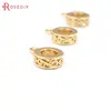 10PCS 7.5x3MM 24K Champagne Gold Color Plated Brass Large hole Charms Pendants Connector High Quality Jewelry Accessories ► Photo 2/6