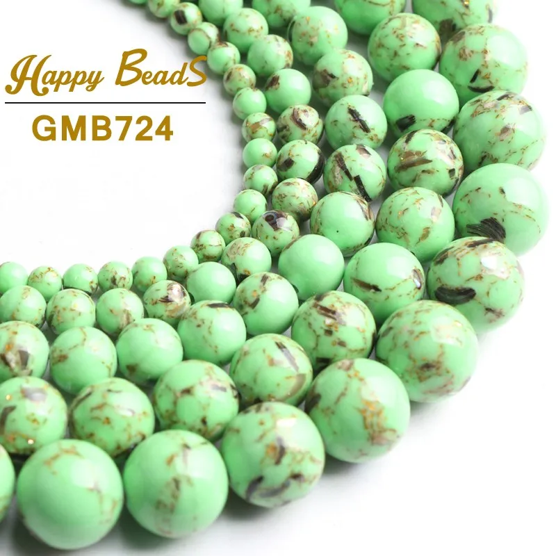 4 mm à facettes rouge peau de léopard JASPER perles rondes 15/" Strand Pour Bracelet À faire soi-même