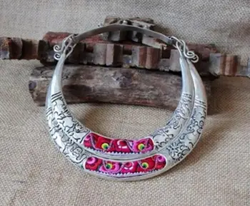

beautiful National style retro multi-layer Miao silver necklace