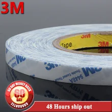 1x 55 мм* 50 м 3 м 9448 9448A 3M9448 Белый Двусторонняя stircky Клейкие ленты для Touch Панель/ дисплея/Экран/Чехол/ЖК-дисплей/светодиодный ремонт# FC10