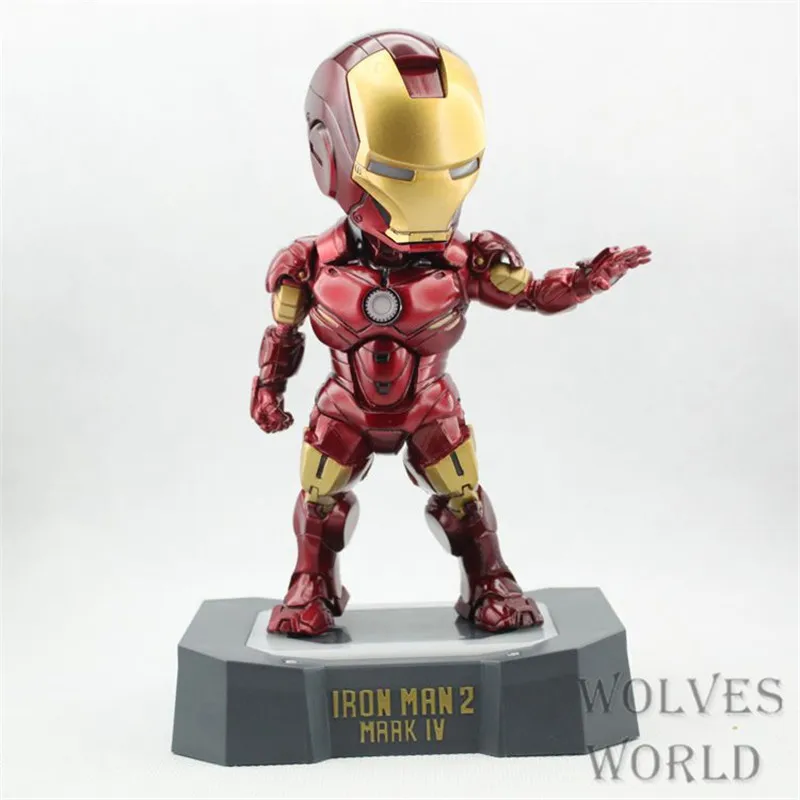 

Marvel Egg Attack Iron Man 2 Mark IV PVC Action Figure Anime Ironman Robot Figurine Collection Model Doll Kids Toys 8" 20CM
