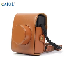 CAIUL LOMO Instant Automat Camera Bag PU Leather Material Shoulder Bag With straps For Fujifilm LOMO Instant Camera Case bags