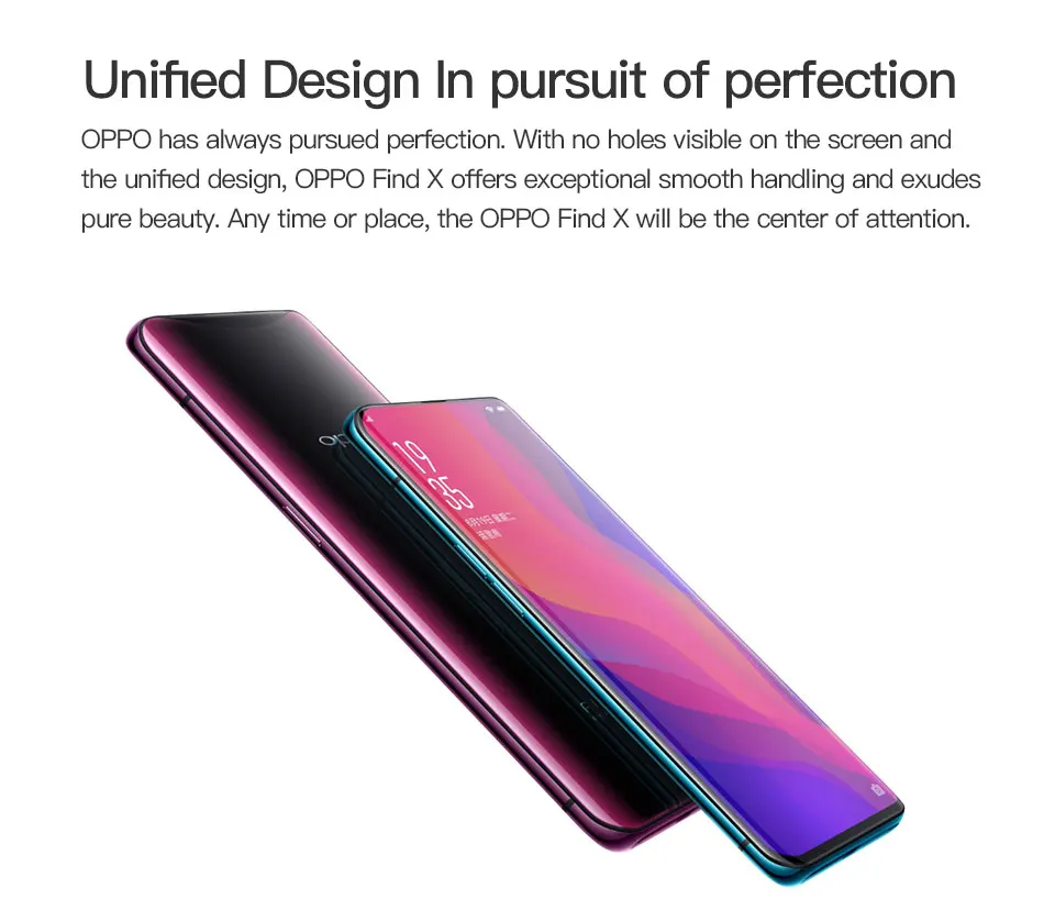 OPPO Find X Mobile Phone-Unified Design