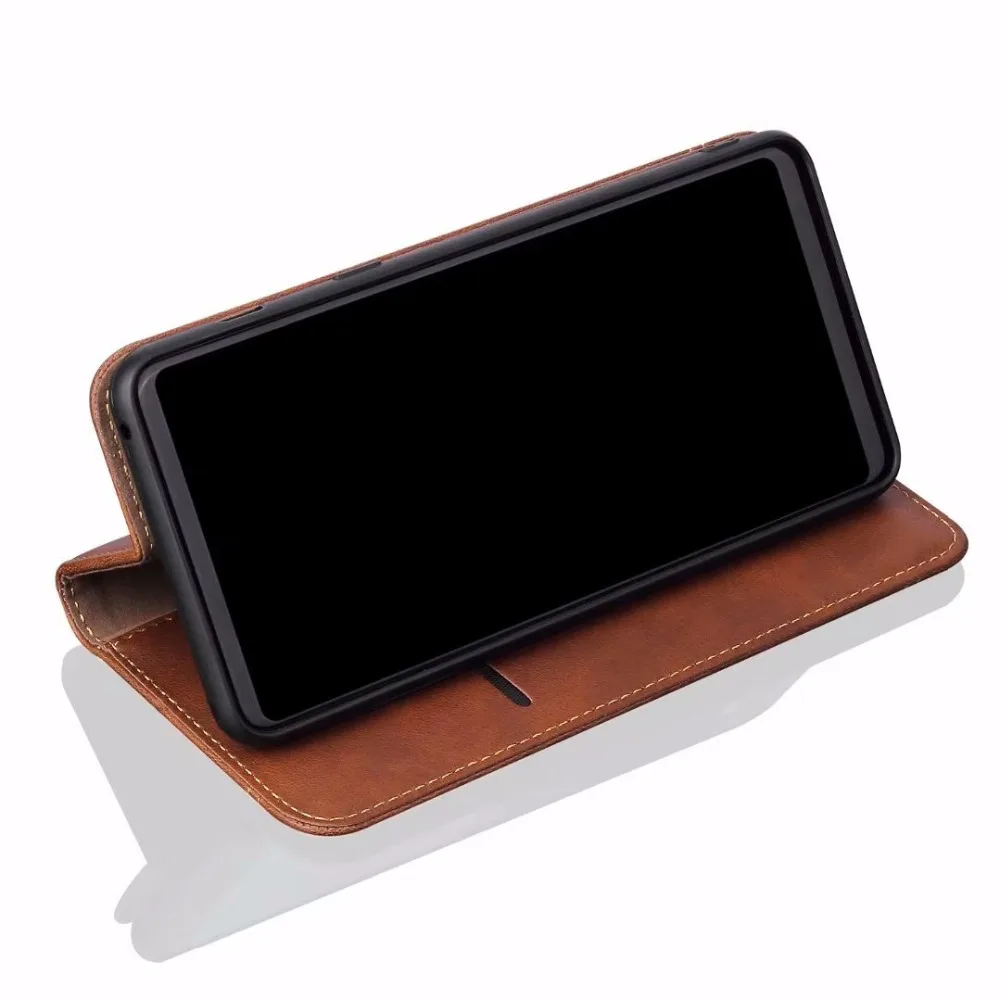 Роскошный кожаный чехол-книжка с уникальным магнитным дизайном для OnePlus 7 6 T/6/One Plus 7T Pro, защитный чехол-кошелек s, задняя крышка