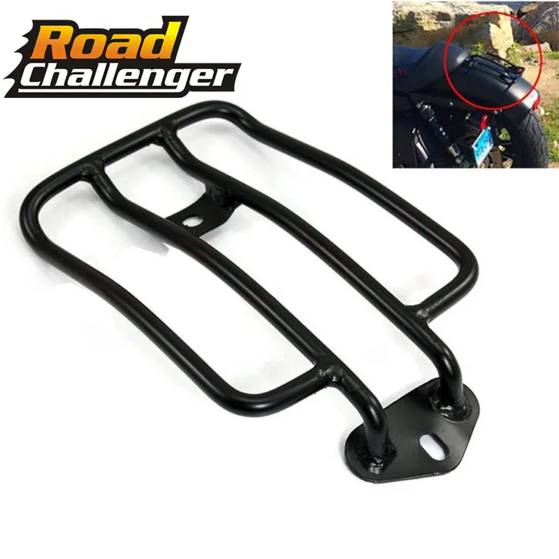 

18CM 28CM Motorcycle Sissy Bar Luggage Rack Support Shelf Frame For Harley Sportster Iron XL883 XL1200 X48 Custom Roadster