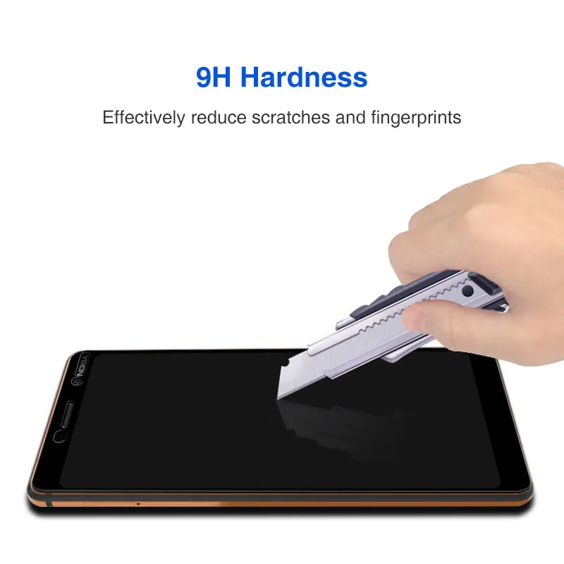 9D Tempered Glass On The For Nokia 7 Plus Screen Protector Full Covered For Nokia 6 5 3 2 2018 2.1 5.1 3.1 Protective Glass Film (5)