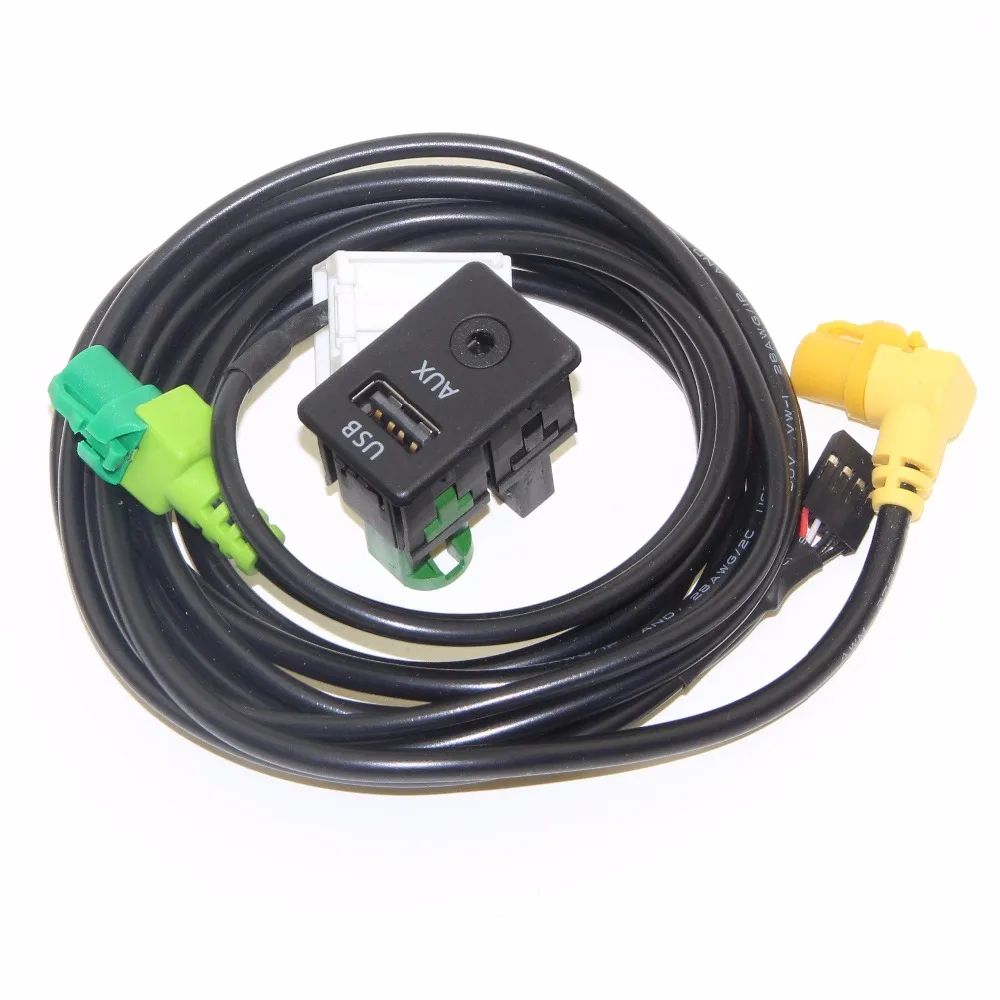 OEM камера заднего вида для VW Passat Tiguan Touran USB + вспомогательный переключатель штекер