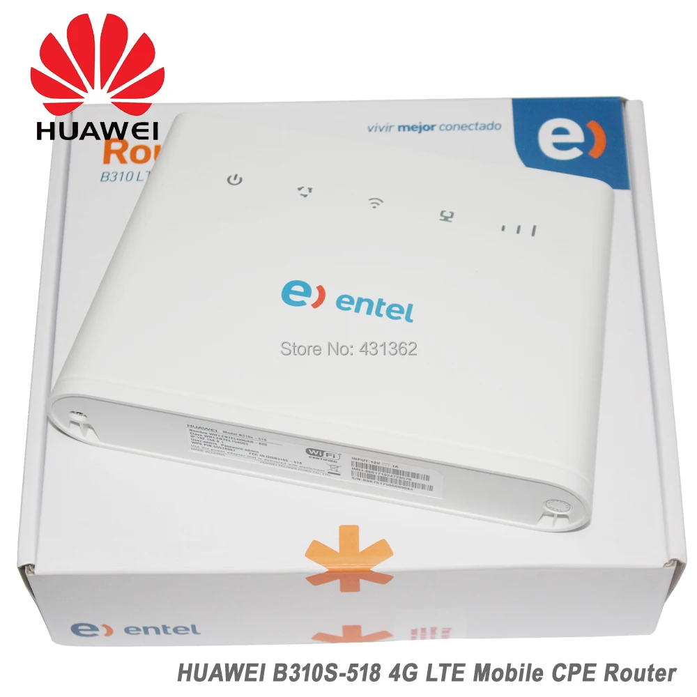 Разблокированный huawei B310S-518 150 Мбит/с 4G LTE самый безопасный беспроводной маршрутизатор Поддержка B1 B2 B4 B5 B7 B28