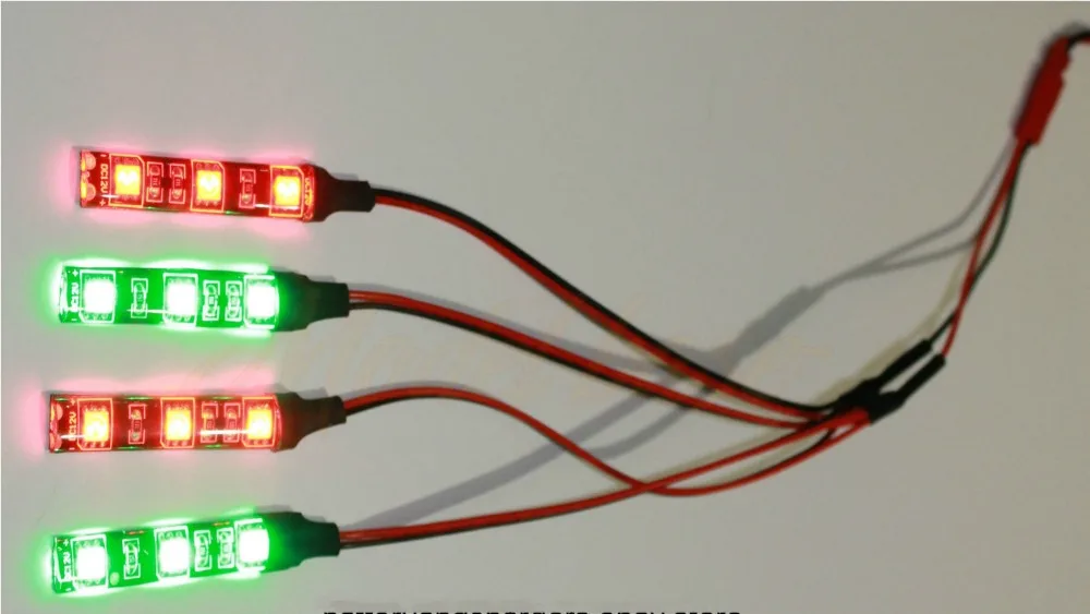 1 JST Plug to 4 LED Strip Light Night Light for ZMR250 QAV250 RC FPV
