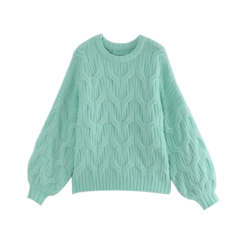 Toyouth Winter Frauen Gestrickte Pullover Lässige Warm Dicken Pullover Oansatz Lose Weibliche Tops Langarm Harajuku Pullover 2019
