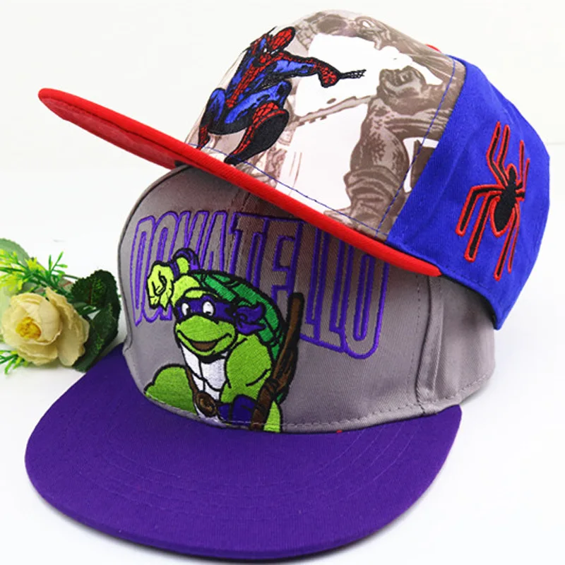 Детская бейсбольная кепка с героями мультфильмов «Человек-паук», кепка для мальчиков в стиле хип-хоп, От 2 до 8 лет, аксессуары для детей, распродажа шапок