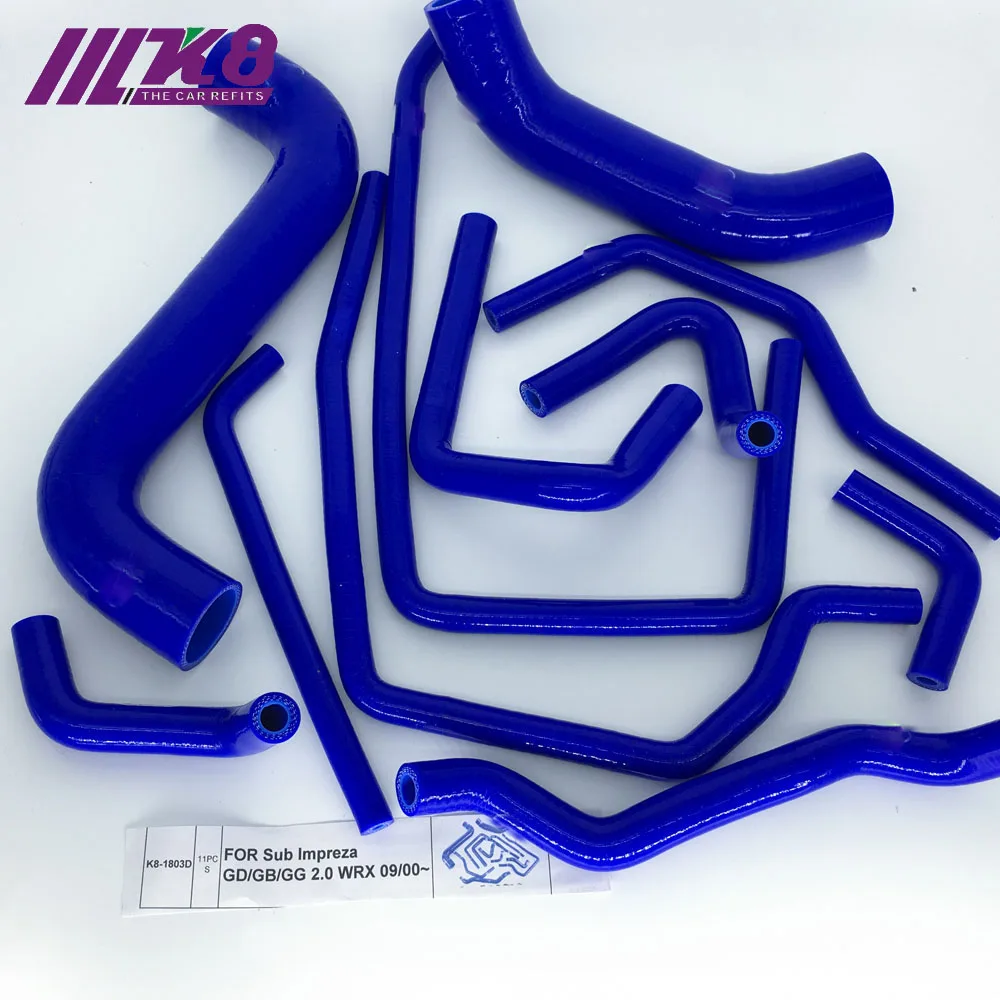 Силиконовый шланг для SUBARU IMPREZA GDB GDA GB GG 2 0 WRX STI 00 09 + Вакуумный комплект (15 шт.)