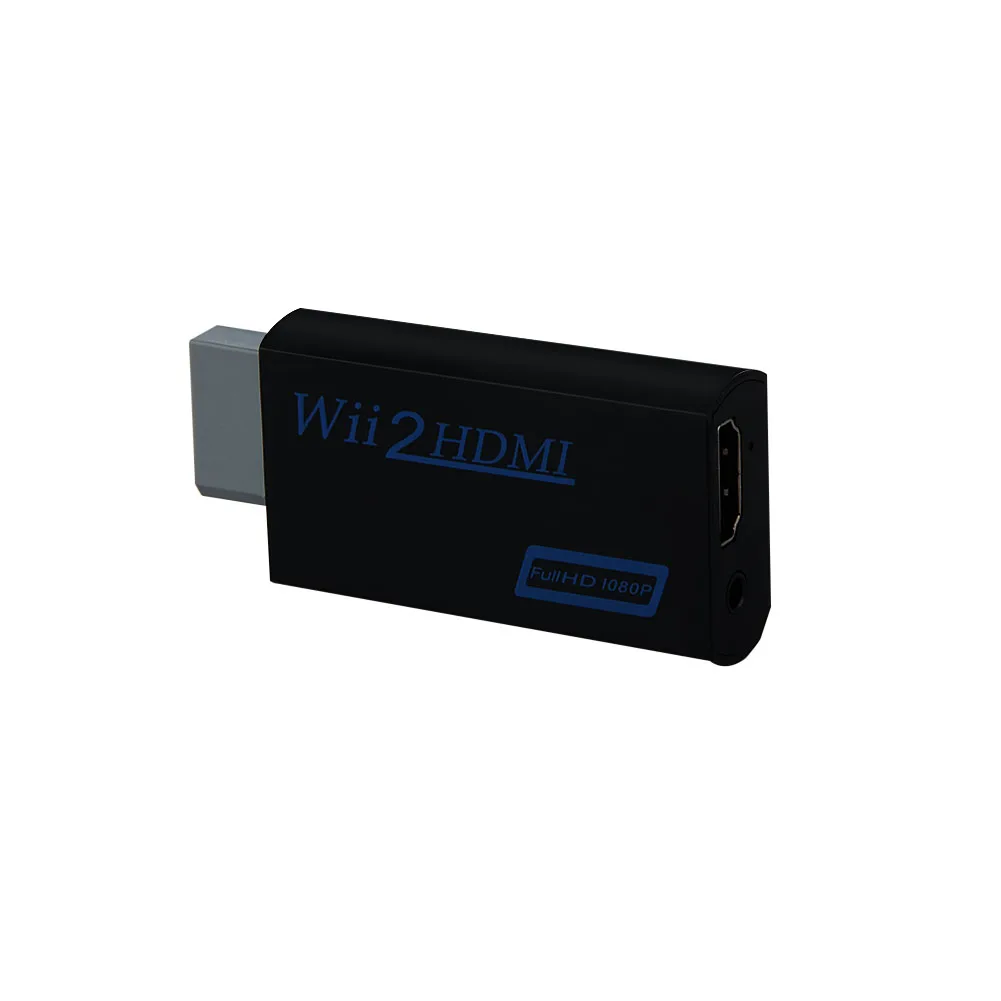 Wii в концентратор адаптер конвертер 3,5 мм аудио wii 2HDMI видео выход адаптер для HDTV монитор Поддержка 720P 1080P