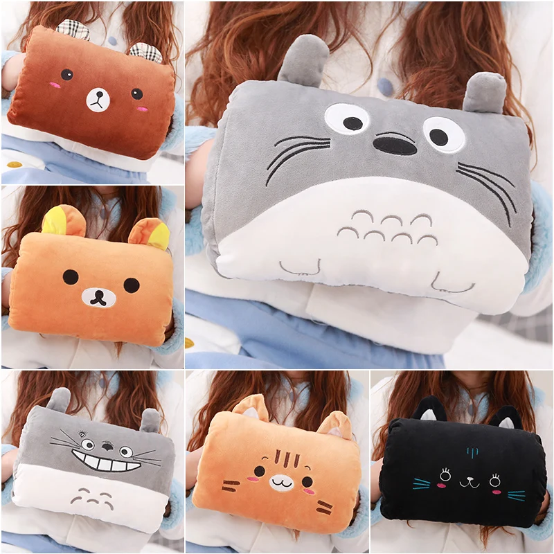 Hot Winter Cute Cartoon Plush Toys Hand Warmer Animals Soft Hold Warm Cotton Toy Cushion Pillow Birthday Gift | Игрушки и хобби