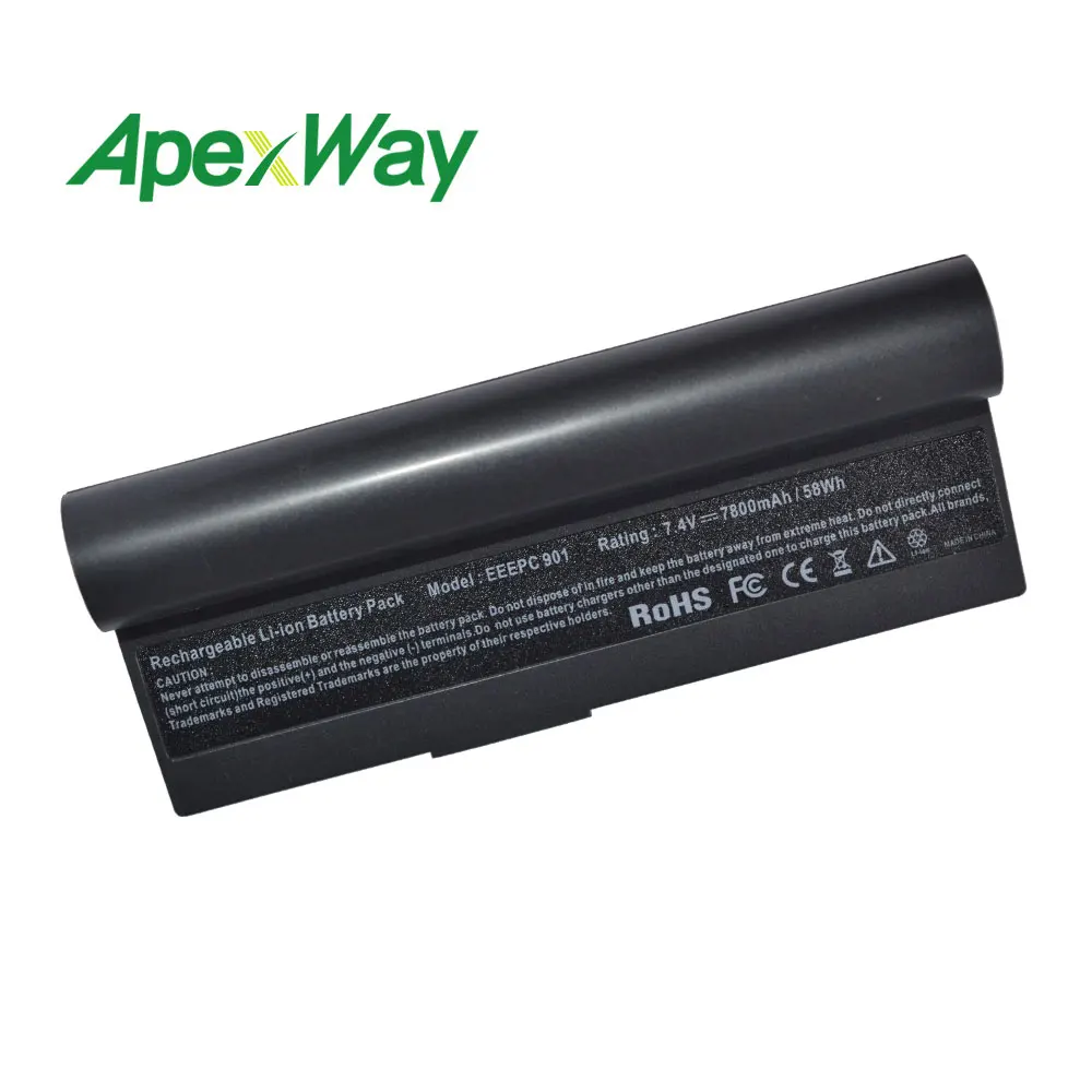 7.4V 6600mAh Laptop Battery for ASUS Eee PC 1000 1000H 1000HE 1000HA
