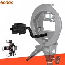 Godox S-FA Universal Aluminium Alloy Four Speedlite Holder Adapter Hot Shoe Mount Adapter for Flash