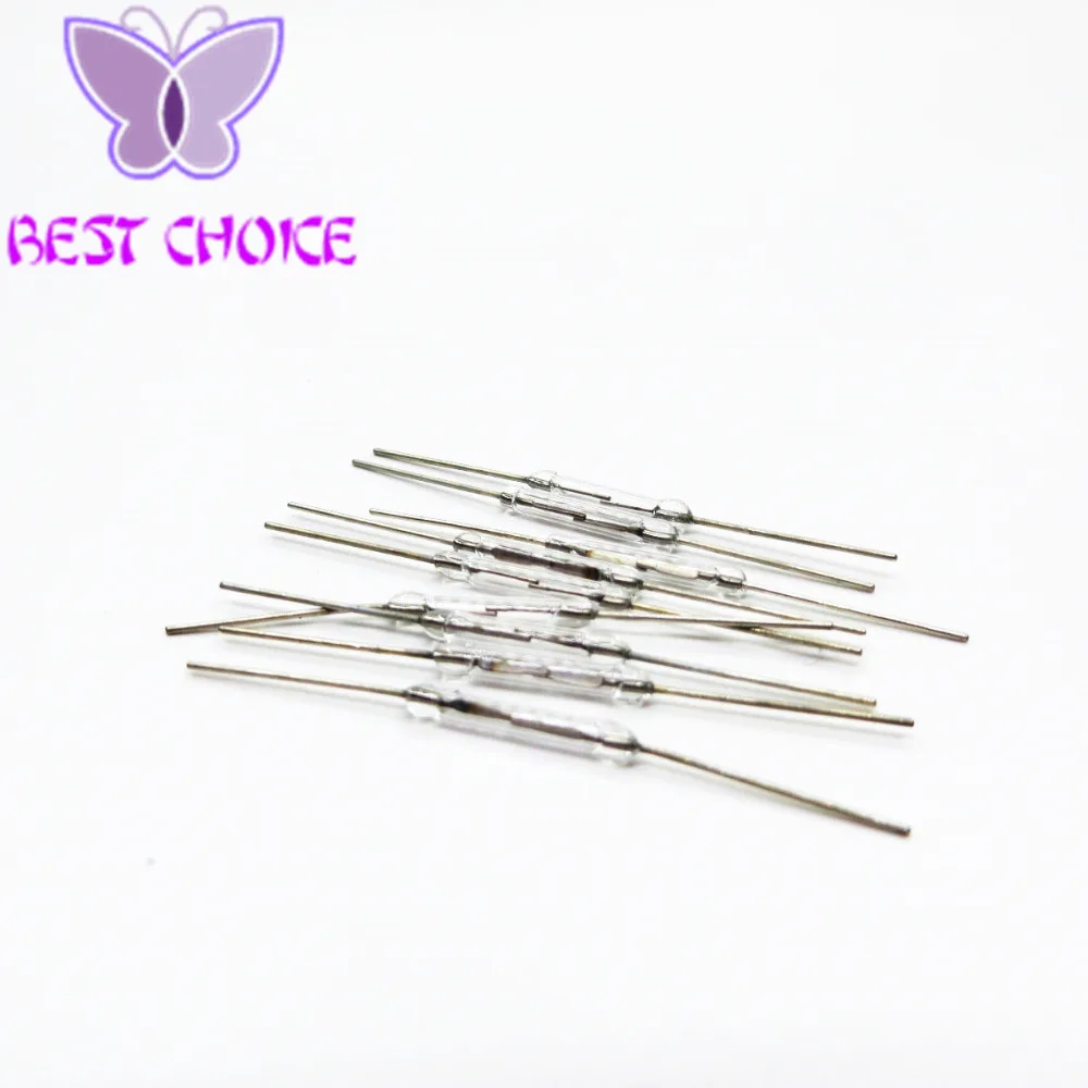 

10pcs Reed switch MagSwitch 2 * 14mm Normally open Magnetic induction switch