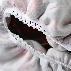 Dream Cradle,Spanish Baby Girls Outfit,Baby Vintage Tartan Dress,Baby Tartan Peplum Set with Bonnet,Baby Handmade Plaid Outfit (8)_