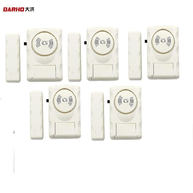 

Darho 5pcs Window Door Magnet Sensor Detector Portable Alarm Sensors Smart Home Detectors Wireless For Alarm System Wholesale