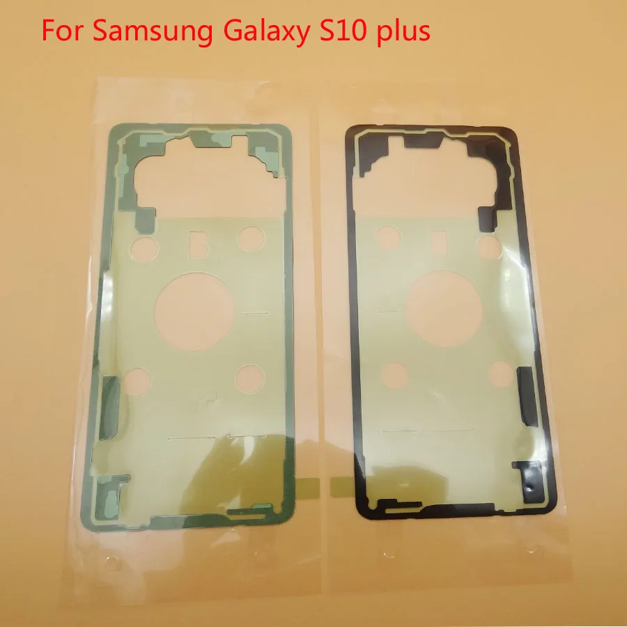 

10pcs/lot Original Housing Sticker Rear Back Battery Cover Door Adhesive Glue Tape For Samsung Galaxy S10 Plus S10+ G975 G975F