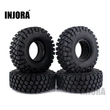 4PCS 114MM 1.9″ Rubber Rocks Tyres / Wheel Tires for 1:10 RC Rock Crawler Axial SCX10 90046 RC4WD D90 D110 TF2 Traxxas TRX-4