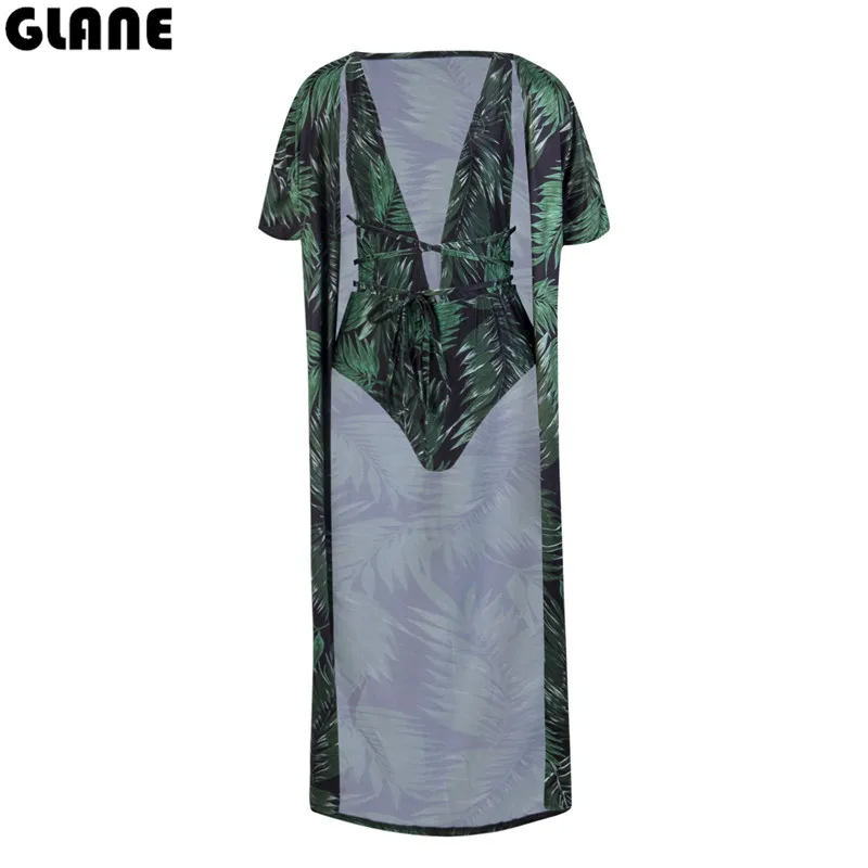 

Bikini Cover Up Loose Floor Length Beach Dress 2018 Swimsuit Cover up Dress Cover-ups Beach Tunic Wear One Pieces Swimwear