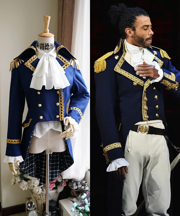 Cosplaydiy Musical Hamilton Cosplay Marquis de Lafayette Gothic