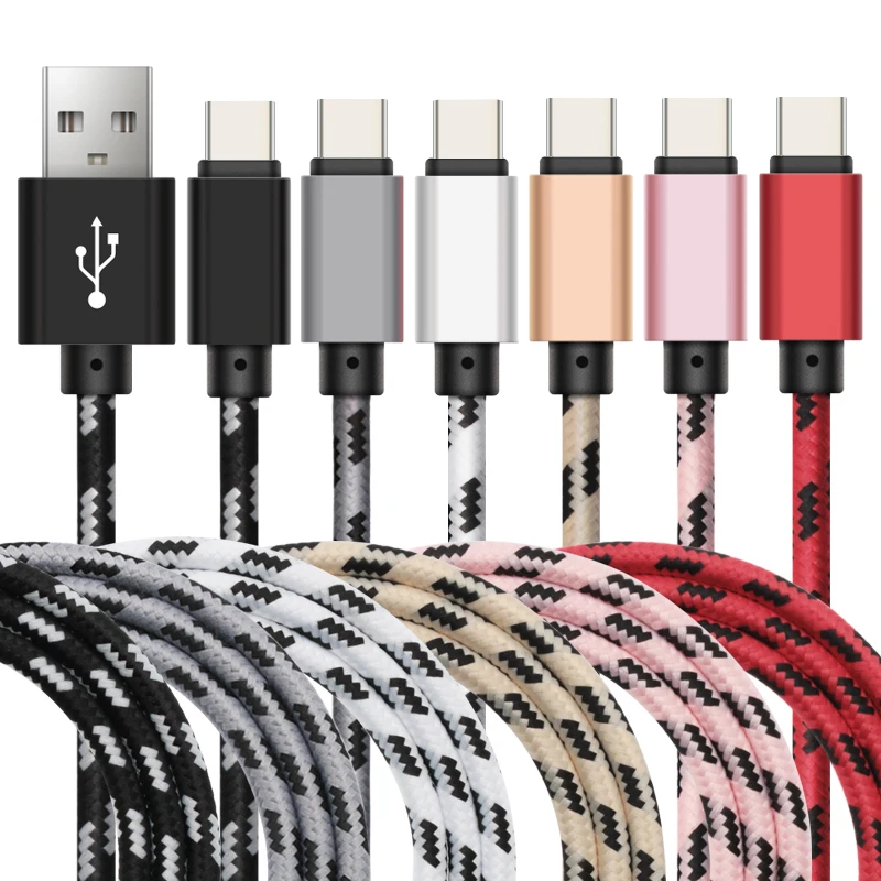 

2M Usb Type C Cable 3.1 Fast Charging Usb Type-c Cable for Samsung Reversible Mobile Phone Cables for Xiaomi for Huawei Honor
