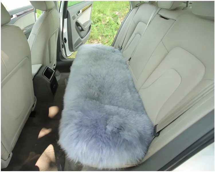 Австралийская овчина Роскошная меховая подушка/шерстяные Чехлы для автомобильного сиденья внутренняя декоративная подушка дивана