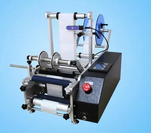 

High precision Semi Automatic bottle Labeling & printing Machine with PLC, bottle 8mm-120mm (220V/50HZ)