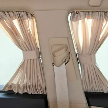 

Car Sun Shade Window SunShade Drape Visor Valance Curtain Windshield Sunshade Adjustable Foldable Car Styling Curtain Sunvisor