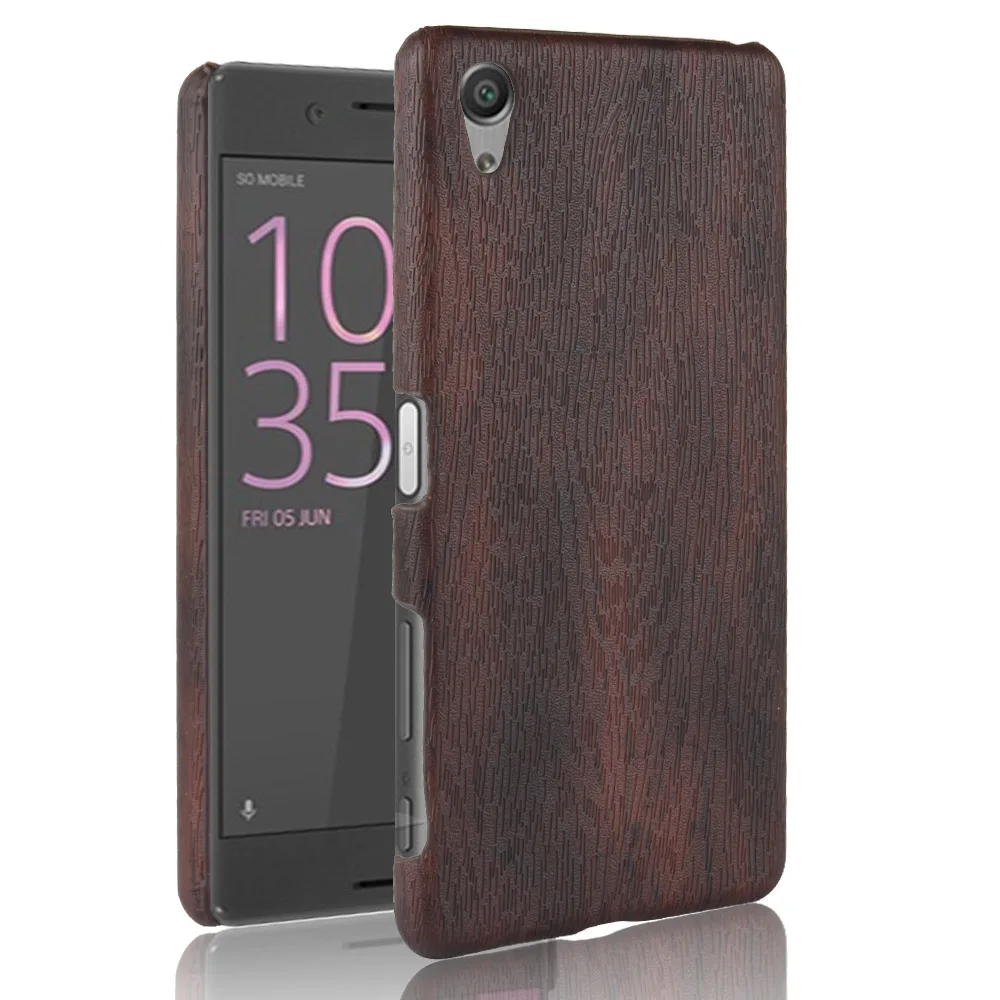 Новый чехол subin для Sony Xperia X из искусственной кожи с текстурой древесины