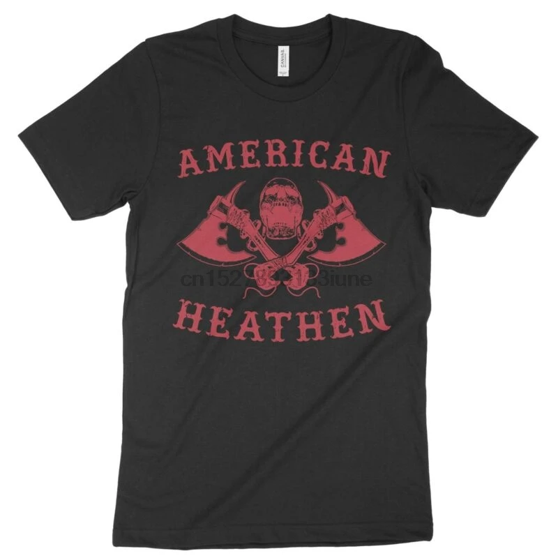 

One-of-a-kind Viking Vikings Heathen Odin Valhalla Screenprinted Tee T-Shirt
