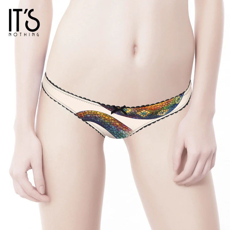 

IT'S NOTHING Python Pattern Sexy Panties for Women Underwear Seamless Briefs Underpants Luxury Cool Original Design